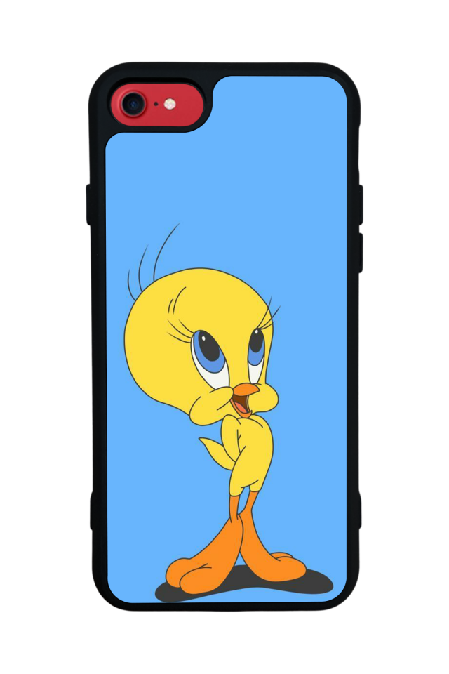 iPhone 8 Uyumlu Tweety Tasarımlı Glossy Premium Kılıf