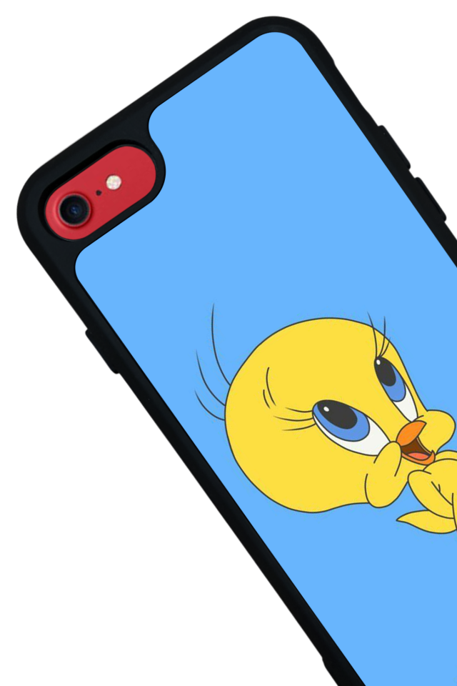 iPhone 8 Uyumlu Tweety Tasarımlı Glossy Premium Kılıf