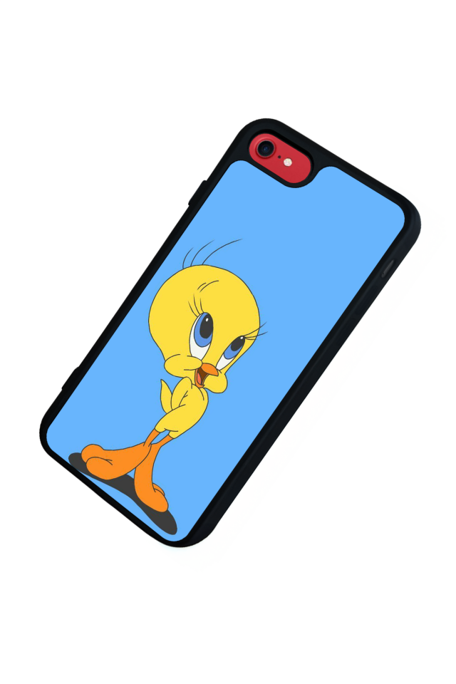 iPhone 8 Uyumlu Tweety Tasarımlı Glossy Premium Kılıf