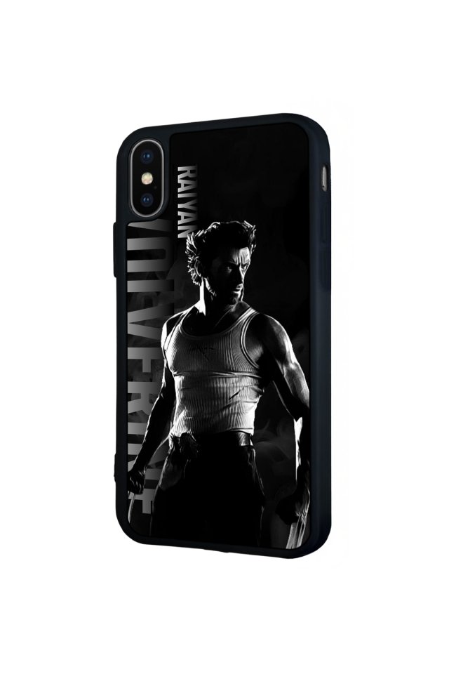iPhone X/ XS Uyumlu Wolverine Tasarımlı Glossy Premium Kılıf