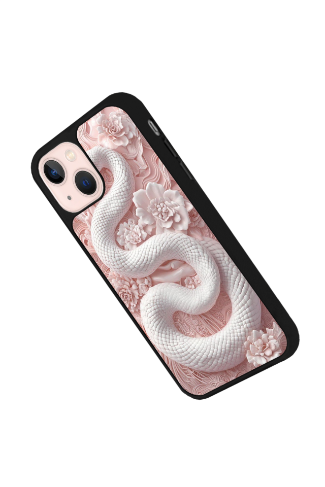 iPhone 13 Mini Uyumlu Yılan Tasarımlı Glossy Premium Kılıf