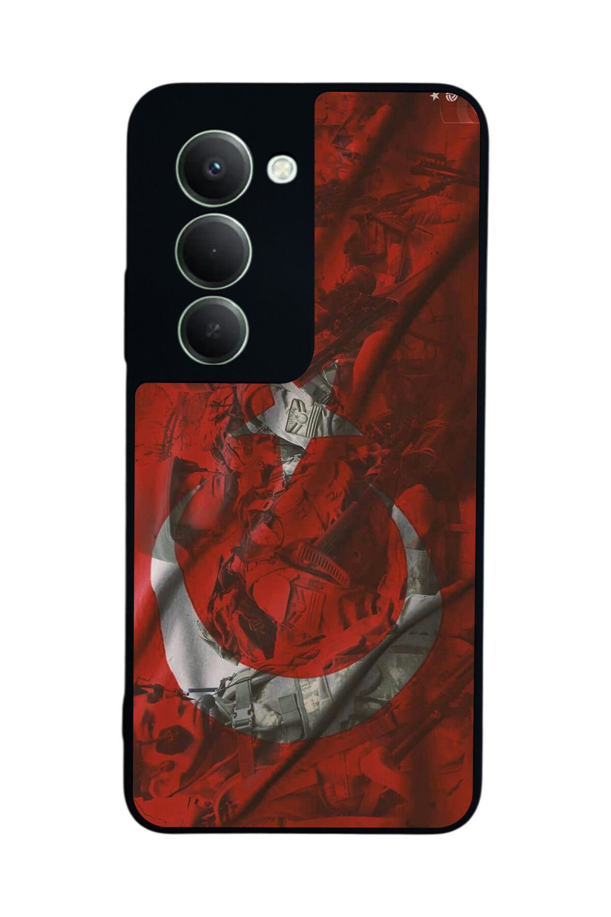 Xiaomi Redmi 15 5G Uyumlu Türk Bayragi Tasarımlı Glossy Premium Kılıf