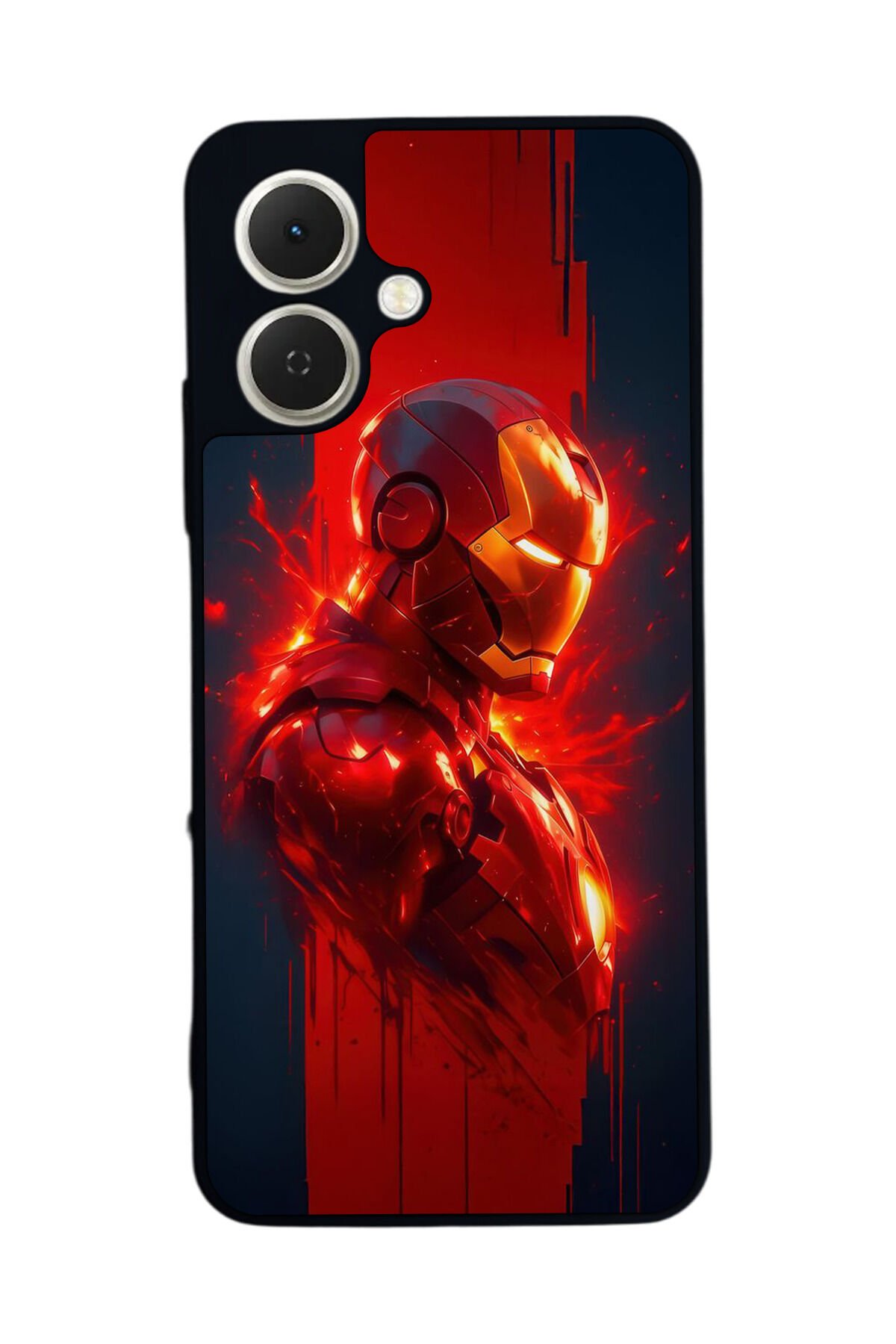 Tecno Spark GO 2 Uyumlu Iron Man ( Demir Adam ) Tasarımlı Glossy Premium Kılıf