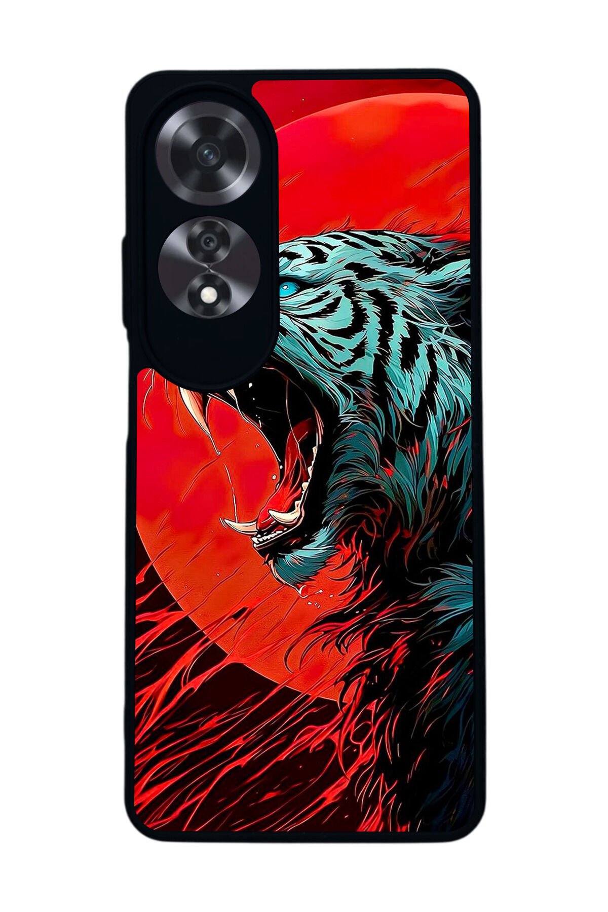 Oppo A60 Mat Siyah uyumlu Kılıf – Yumuşak Silikon, Koruyucu, Şok Emici Kapak