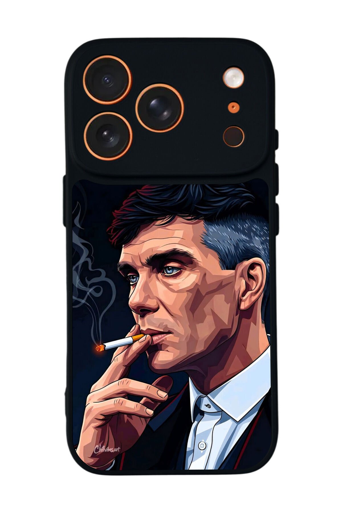 iPhone 17 Pro Uyumlu Peaky Blinders Tasarımlı Glossy Premium Kılıf