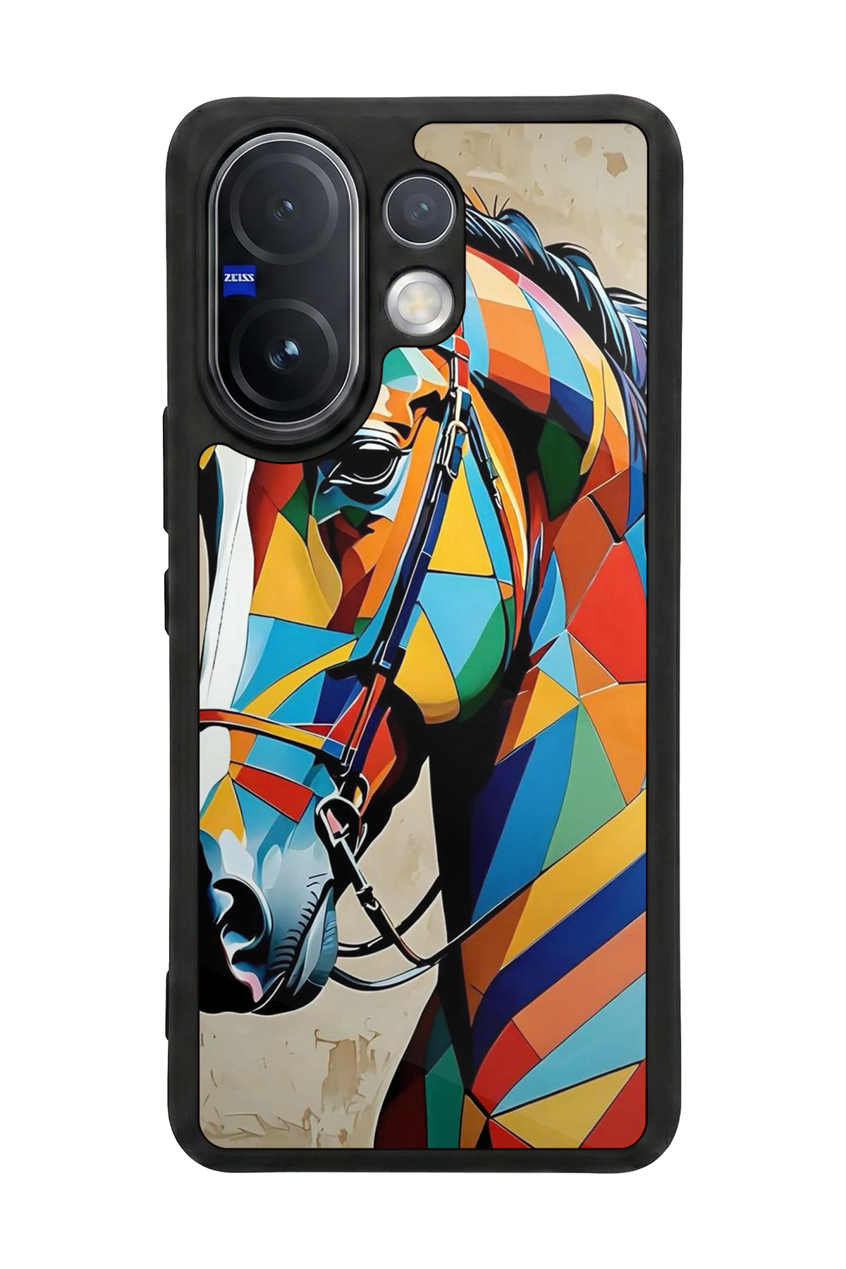 Vivo V60 Uyumlu At Horse Tasarımlı Glossy Premium Kılıf