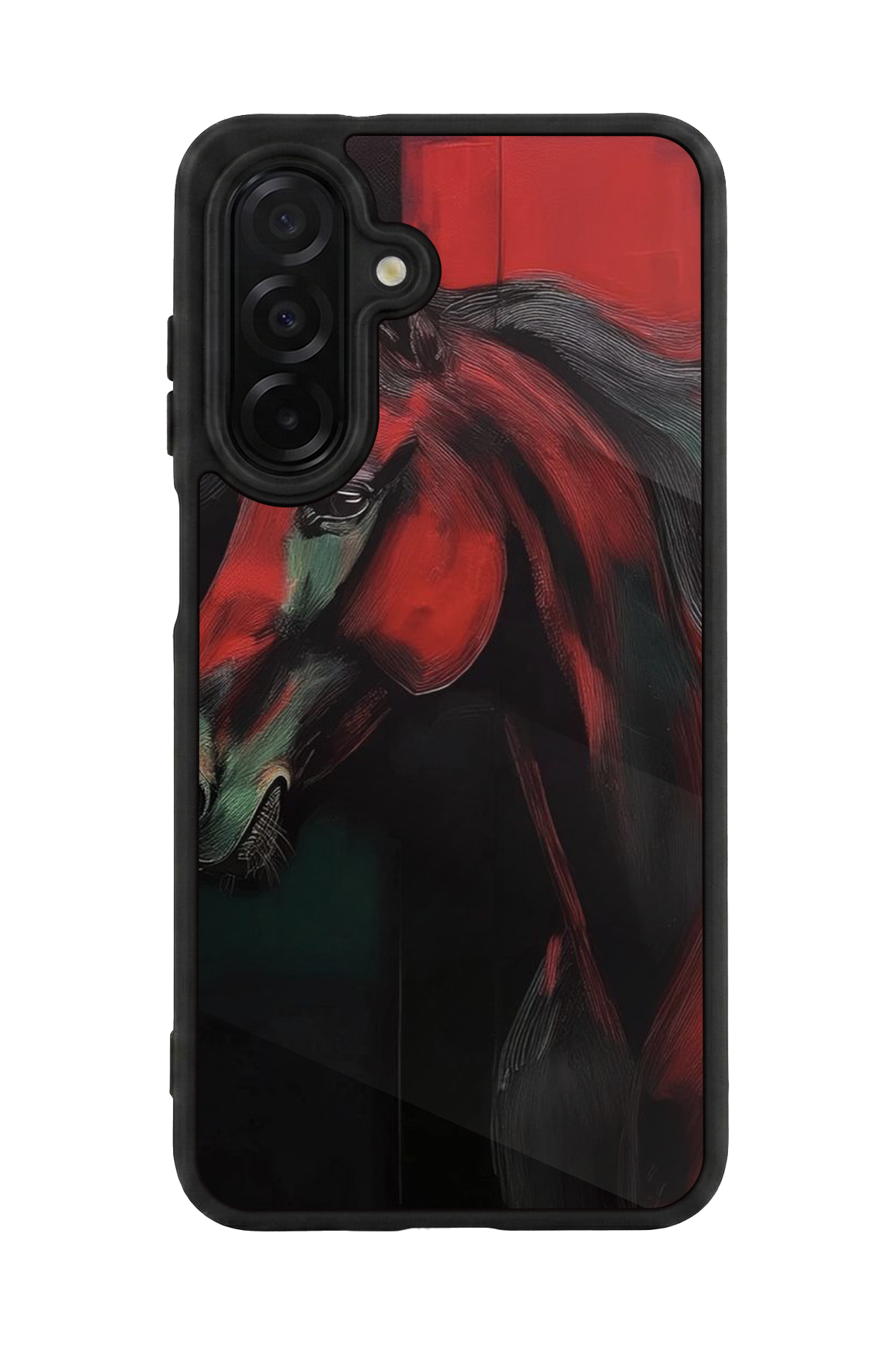 Samsung Galaxy A56 Uyumlu At Horse Tasarımlı Glossy Premium Kılıf