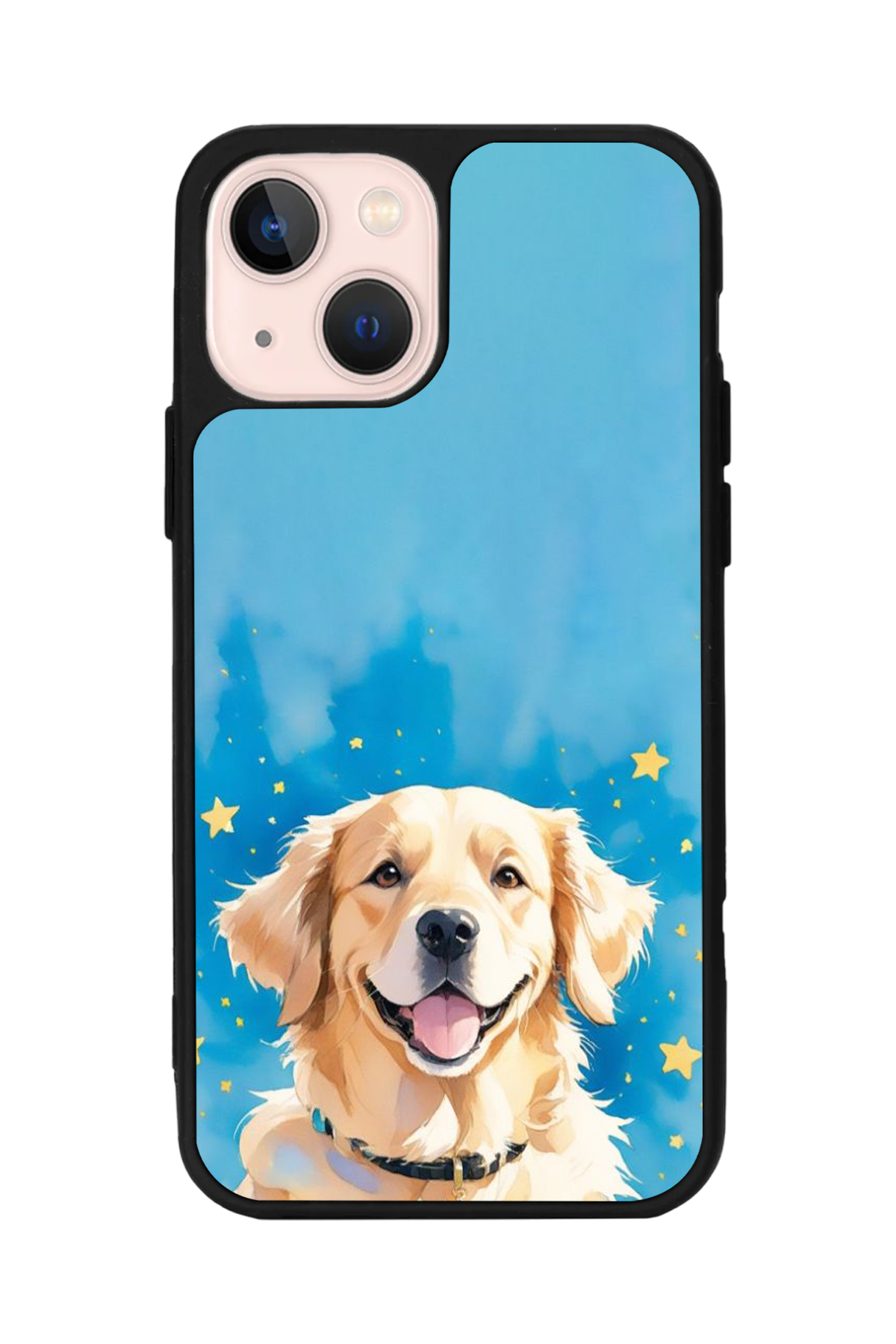 iPhone 13/14 Uyumlu Golden Kopek Tasarımlı Glossy Premium Kılıf
