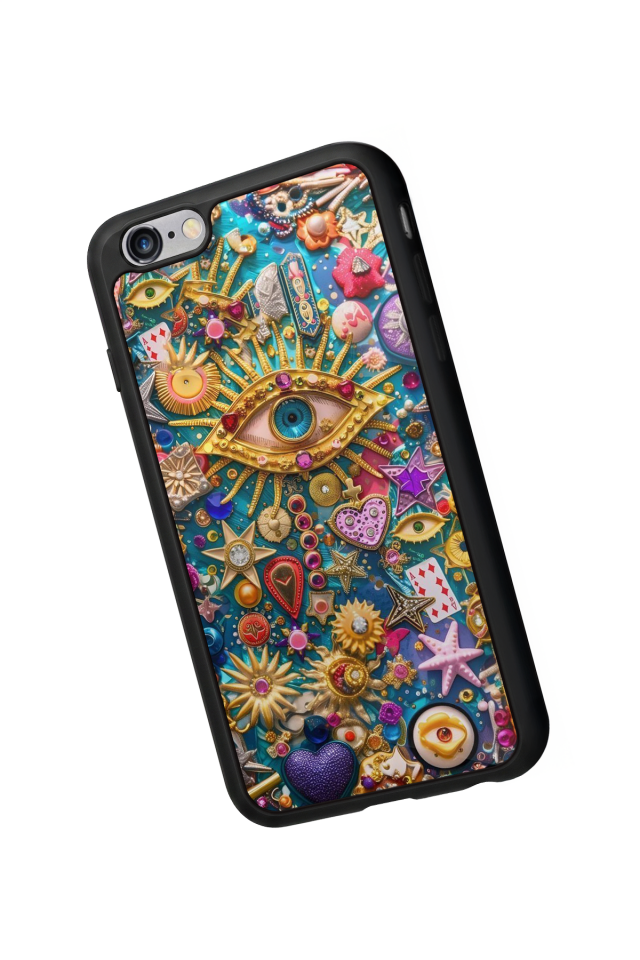 iPhone 6 Plus Uyumlu Göz Tasarımlı Glossy Premium Kılıf