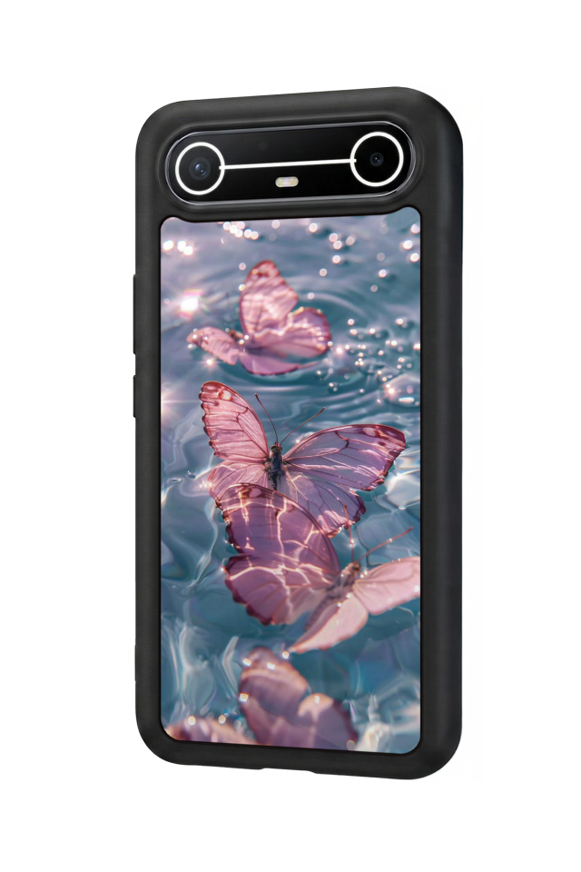 Tecno Spark Slim 5G Uyumlu Kelebek Tasarımlı Glossy Premium Kılıf