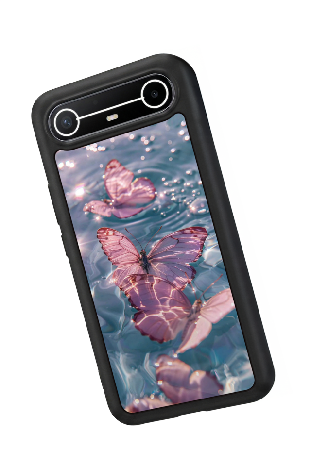 Tecno Spark Slim 5G Uyumlu Kelebek Tasarımlı Glossy Premium Kılıf