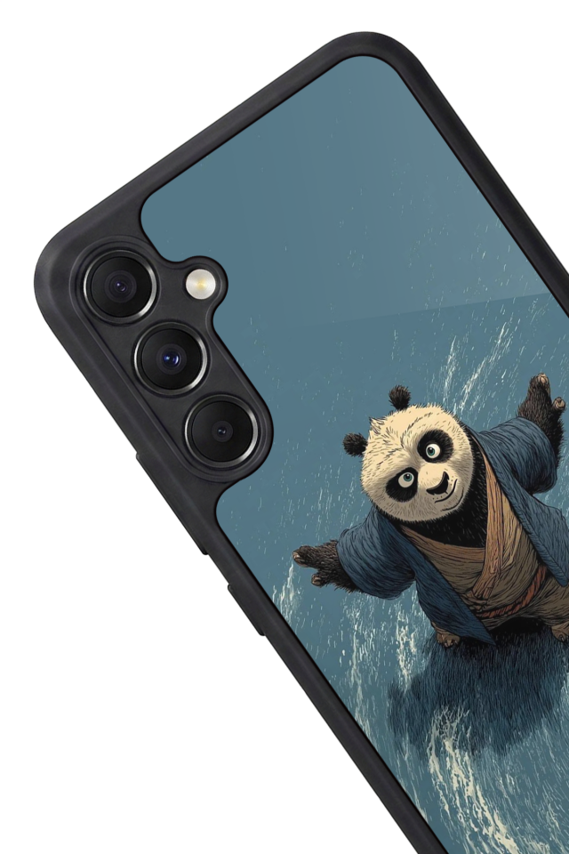 Samsung Galaxy A34 Uyumlu Kung Fu Panda Tasarımlı Glossy Premium Kılıf