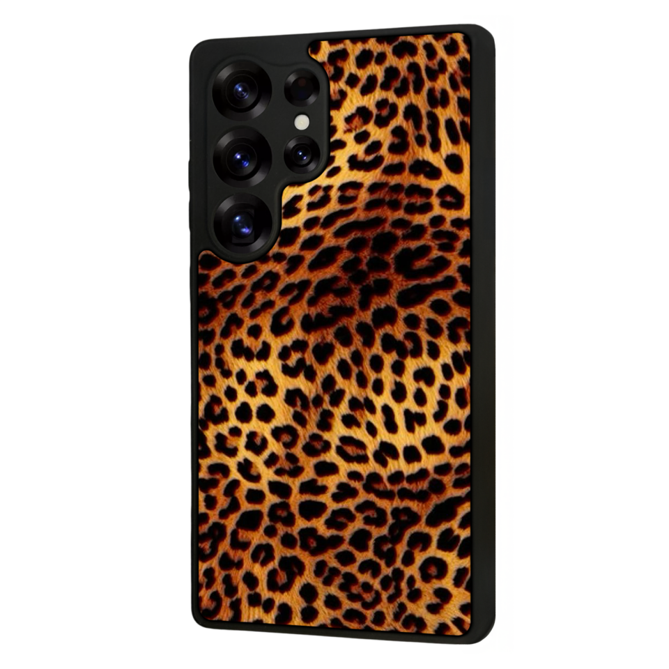 Samsung Galaxy S25 Ultra Uyumlu Leopar Tasarımlı Glossy Premium Kılıf