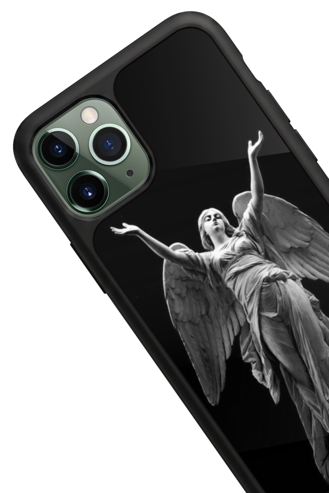 iPhone 11 Pro Uyumlu Melek Tasarımlı Glossy Premium Kılıf