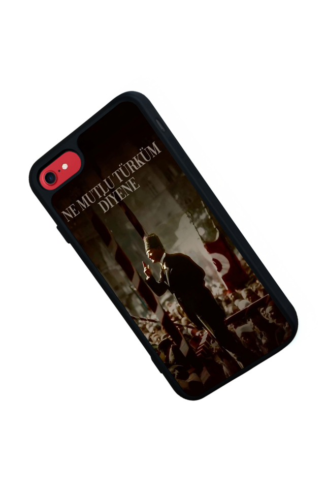 iPhone 7 Uyumlu Mustafa Kemal Ataturk Tasarımlı Glossy Premium Kılıf