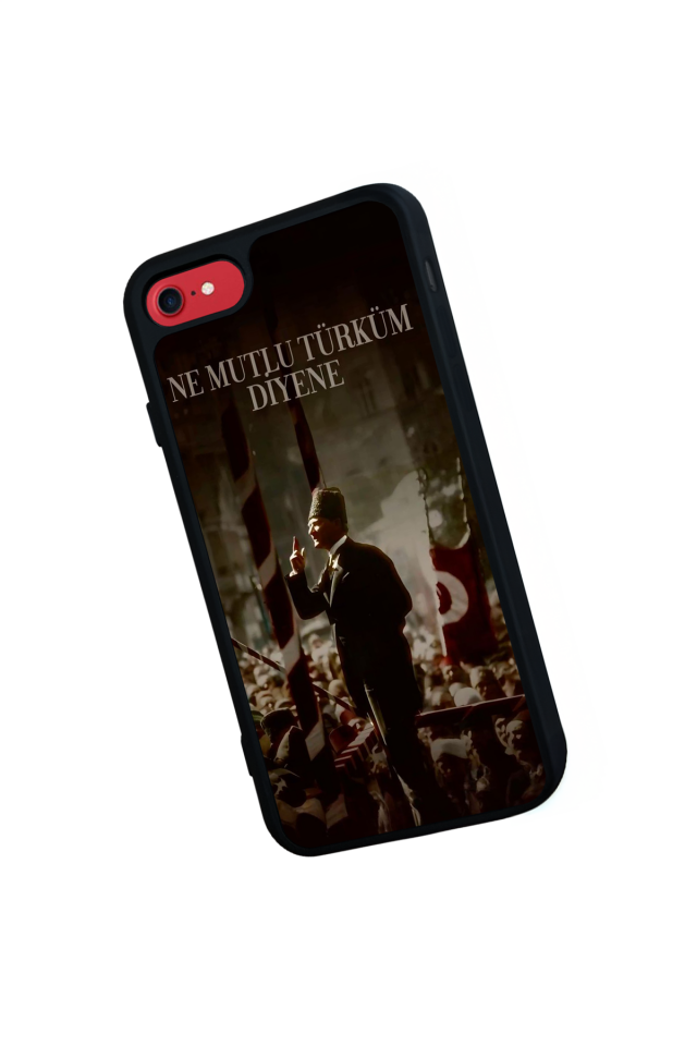iPhone 7 Uyumlu Mustafa Kemal Ataturk Tasarımlı Glossy Premium Kılıf