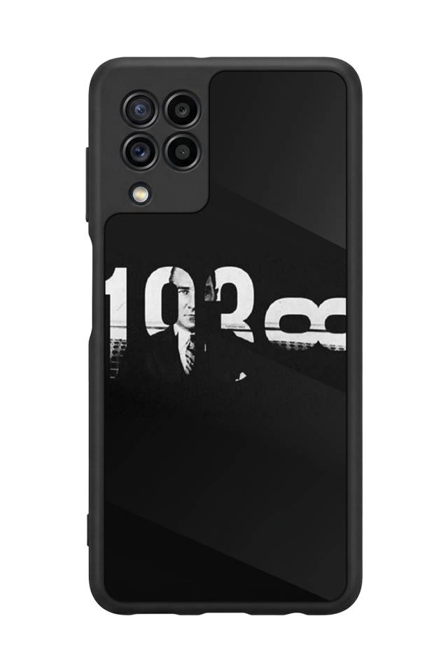 Samsung Galaxy M32 Uyumlu Mustafa Kemal Ataturk Tasarımlı Glossy Premium Kılıf