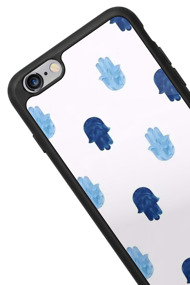 iPhone 6s Plus Uyumlu Nazar Tasarımlı Glossy Premium Kılıf