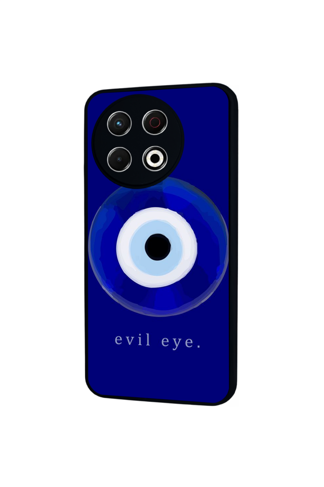 Tecno Spark 30 Pro Uyumlu Nazar Tasarımlı Glossy Premium Kılıf