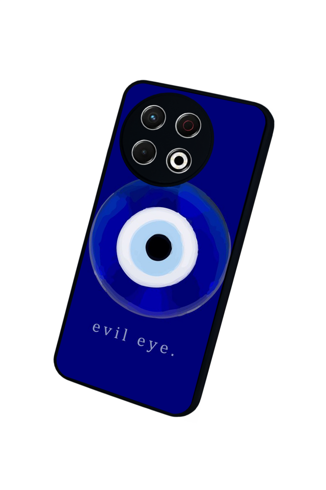 Tecno Spark 30 Pro Uyumlu Nazar Tasarımlı Glossy Premium Kılıf