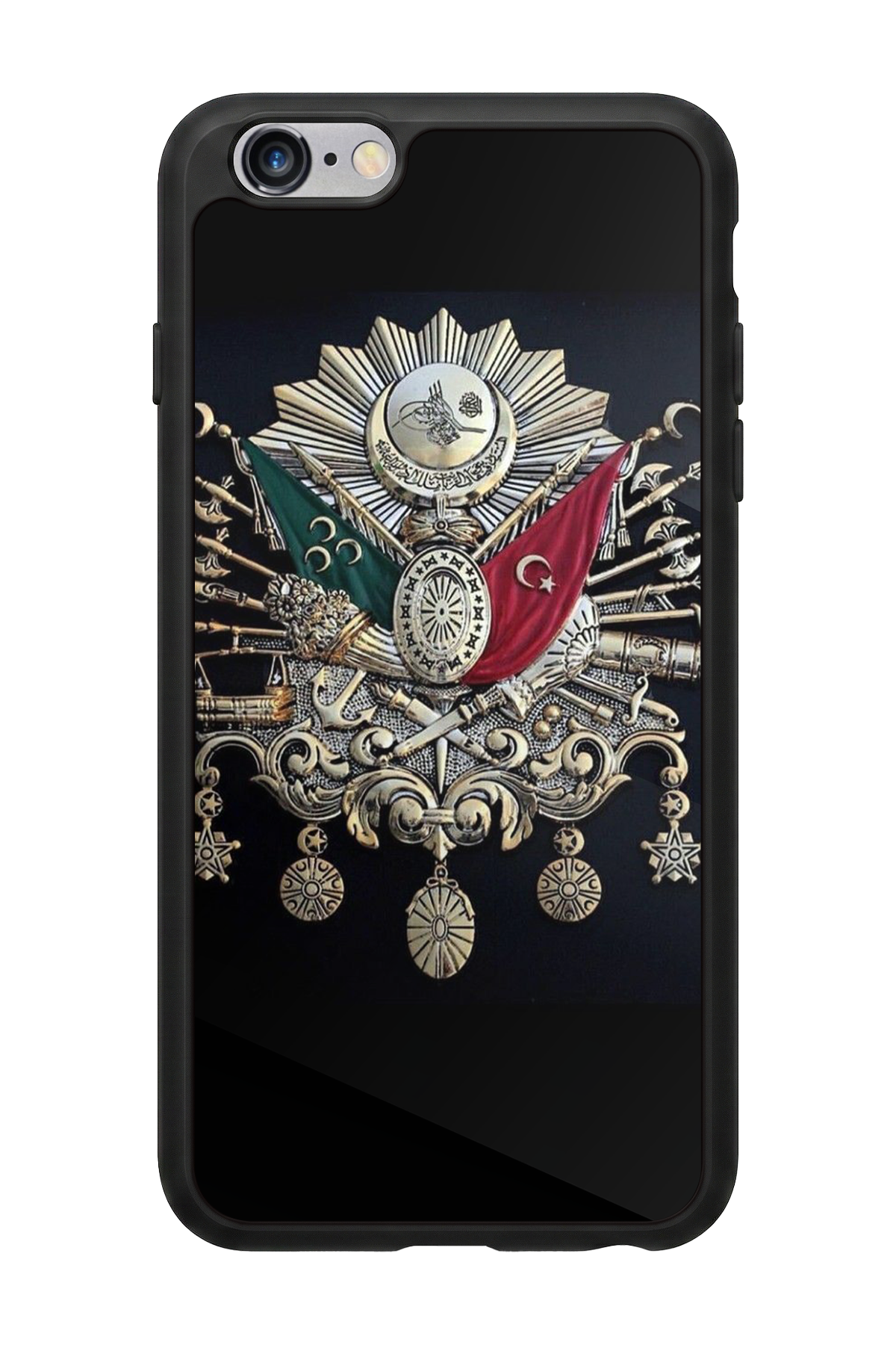 iPhone 6 Plus Uyumlu Osmanli Tugrasi Tasarımlı Glossy Premium Kılıf