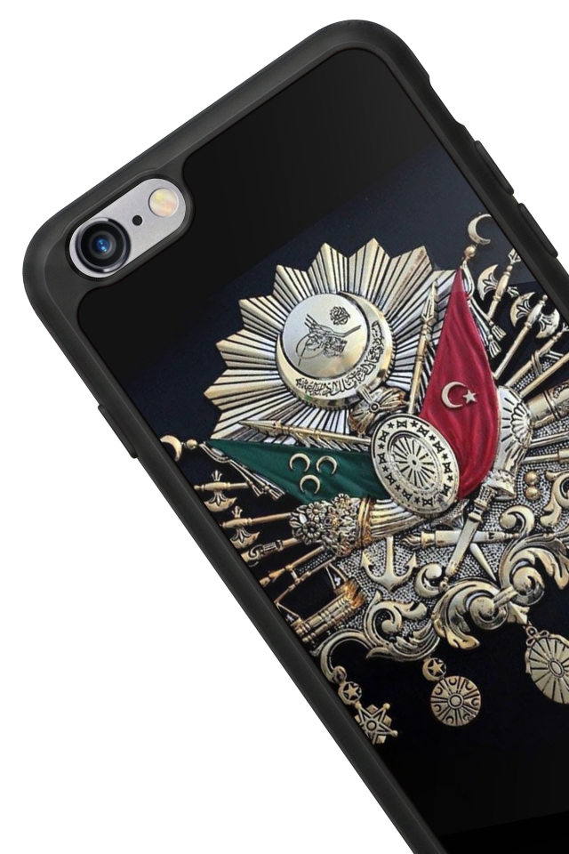 iPhone 6 Plus Uyumlu Osmanli Tugrasi Tasarımlı Glossy Premium Kılıf