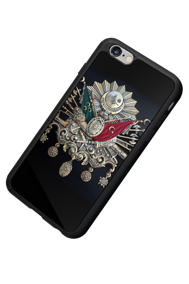 iPhone 6 Plus Uyumlu Osmanli Tugrasi Tasarımlı Glossy Premium Kılıf