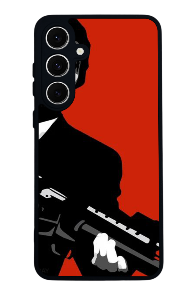 Samsung Galaxy S24 FE Uyumlu Scarface Tasarımlı Glossy Premium Kılıf