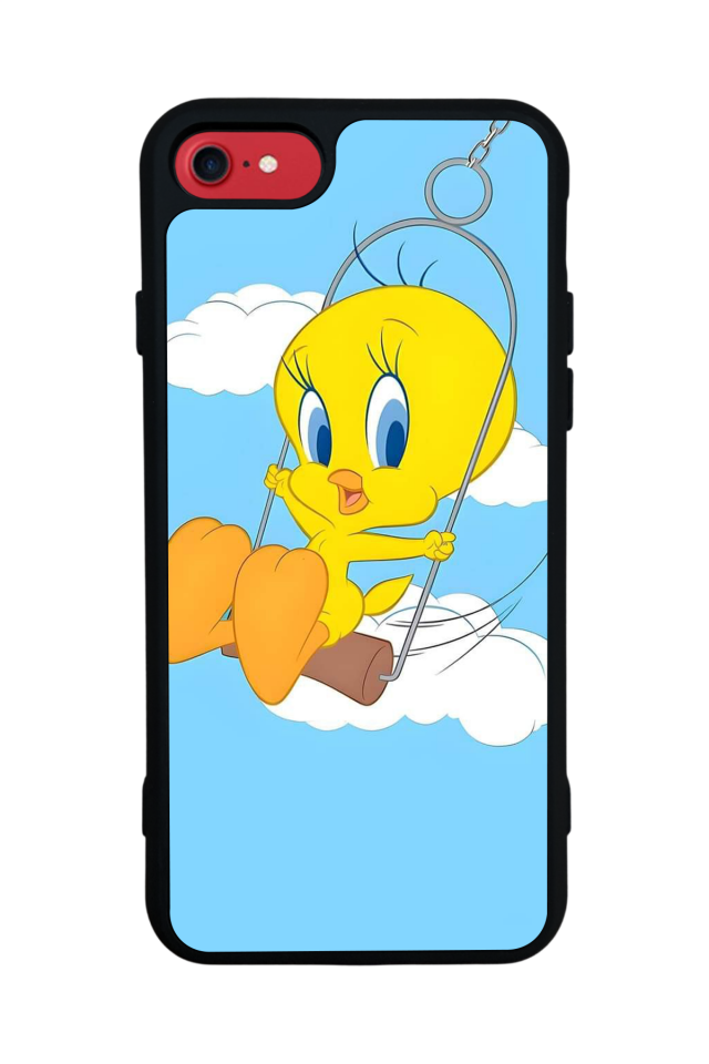 iPhone 8 Uyumlu Tweety Tasarımlı Glossy Premium Kılıf