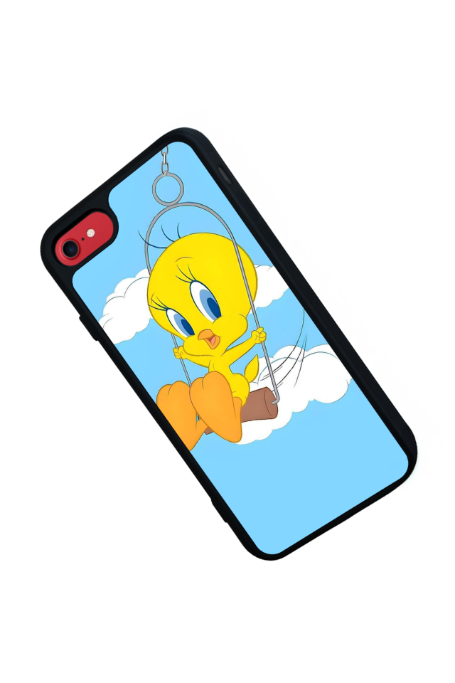 iPhone 8 Uyumlu Tweety Tasarımlı Glossy Premium Kılıf