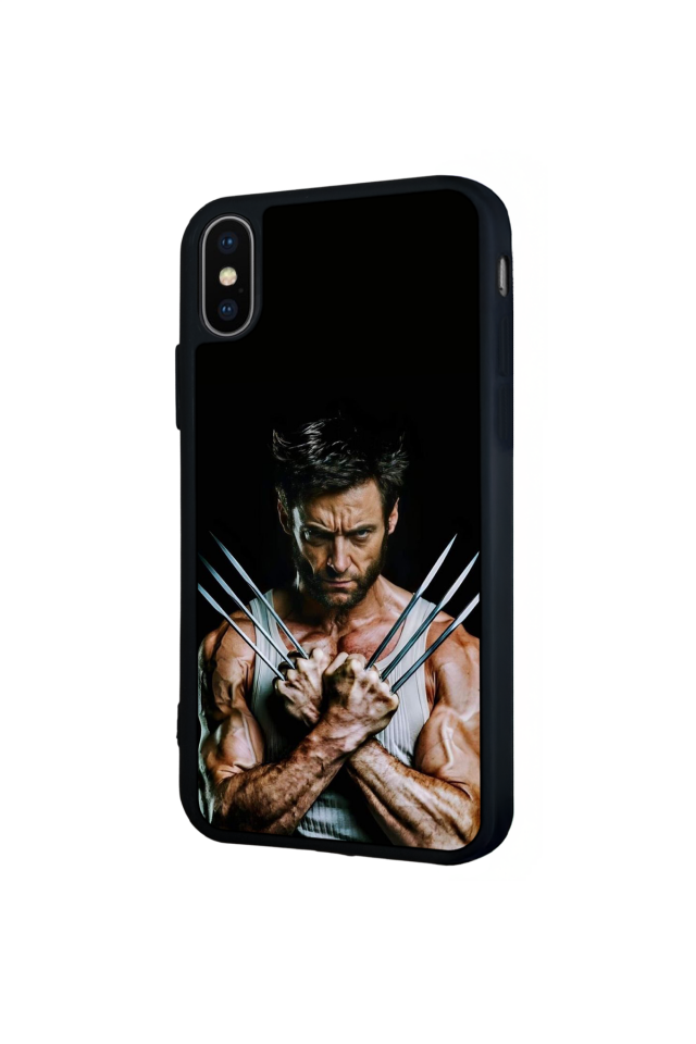 iPhone X/ XS Uyumlu Wolverine Tasarımlı Glossy Premium Kılıf