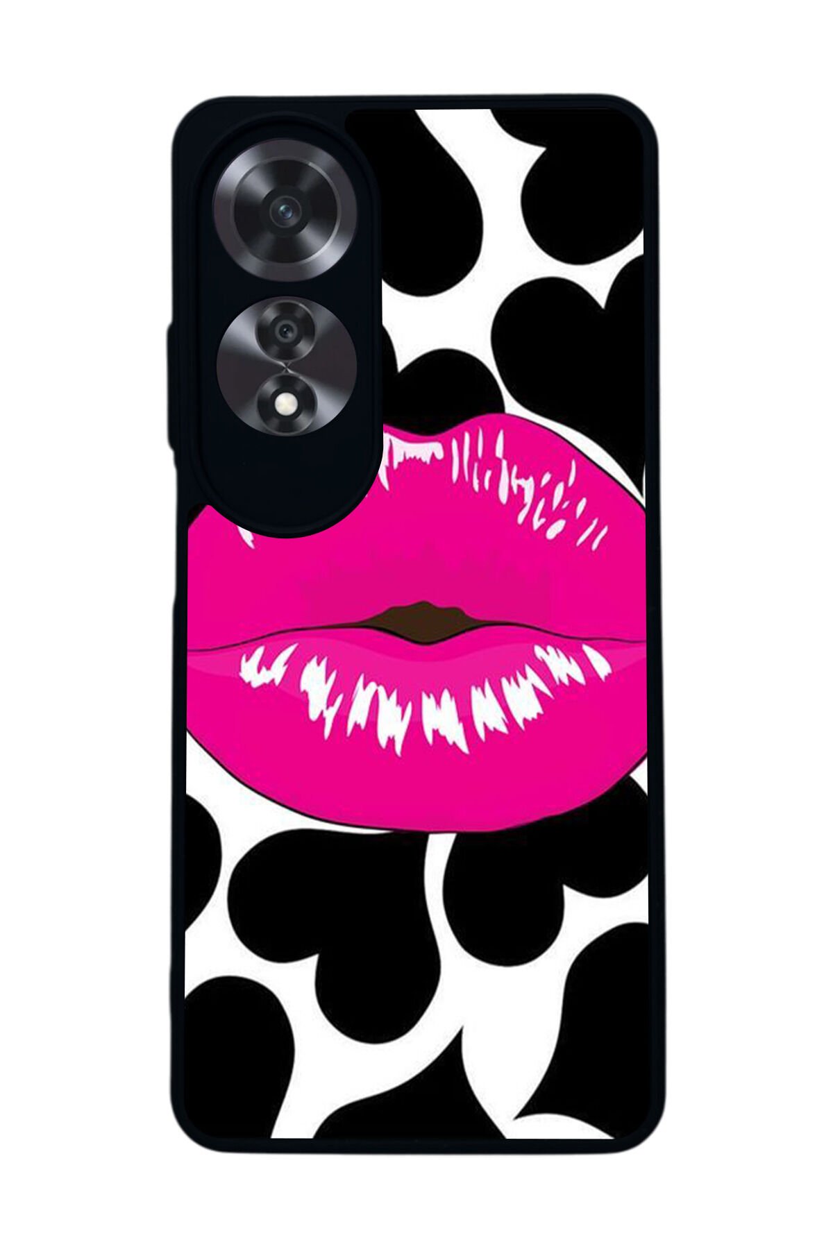 Oppo A60 Mat Siyah uyumlu Kılıf – Yumuşak Silikon, Koruyucu, Şok Emici Kapak