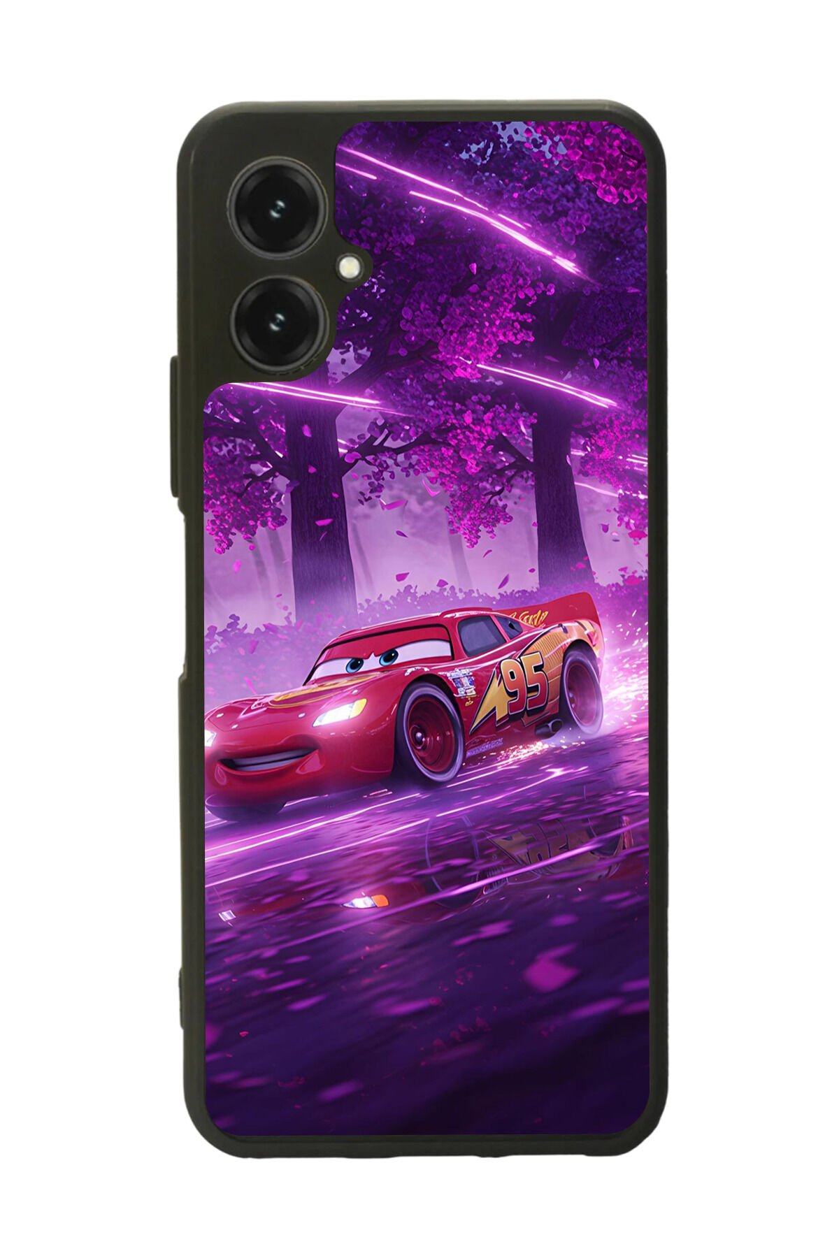 Omix X5 Uyumlu Simsek McQueen Tasarımlı Glossy Premium Kılıf