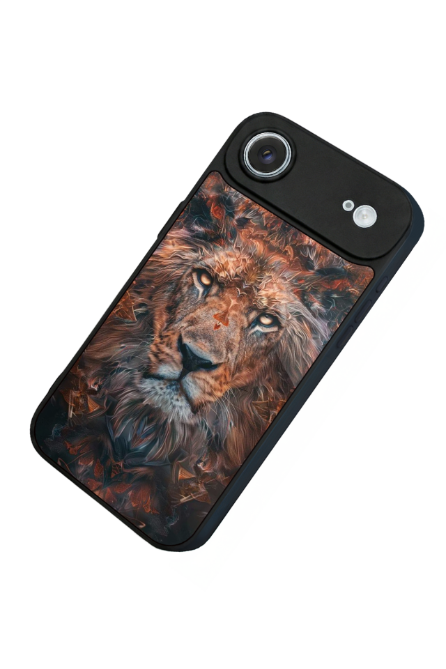 iPhone 17 Air Uyumlu Aslan Tasarımlı Glossy Premium Kılıf