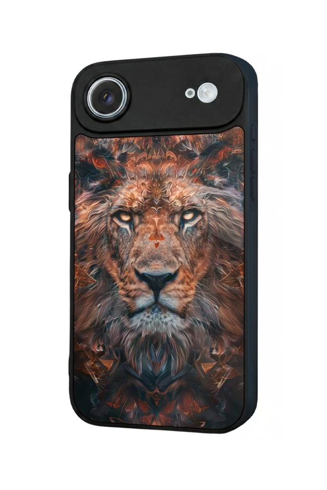 iPhone 17 Air Uyumlu Aslan Tasarımlı Glossy Premium Kılıf