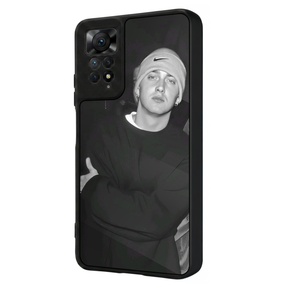 Xiaomi Redmi Note 11 Pro Uyumlu Eminem Tasarımlı Glossy Premium Kılıf