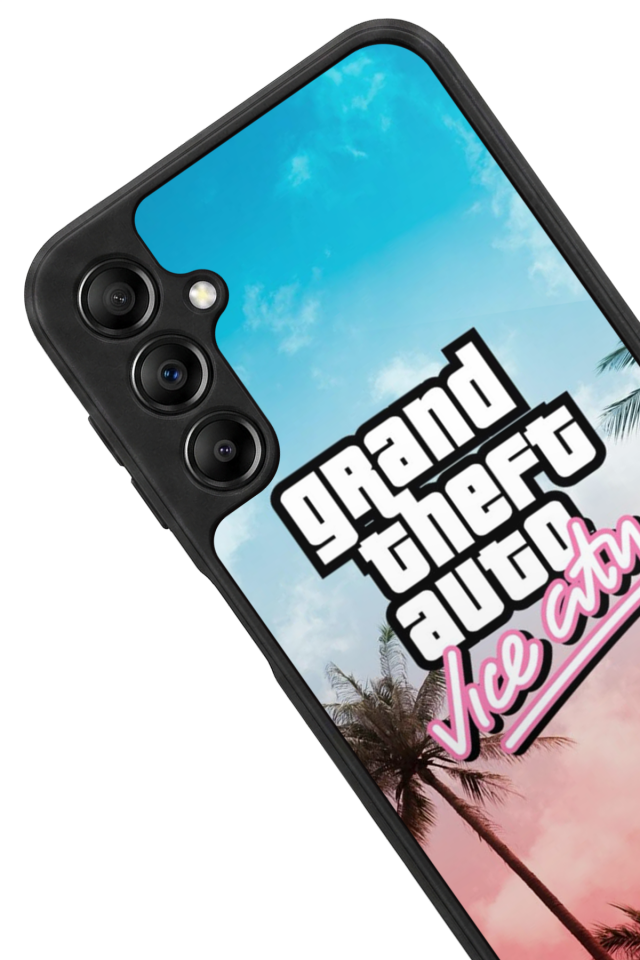 Samsung Galaxy A14 Uyumlu GTA Tasarımlı Glossy Premium Kılıf
