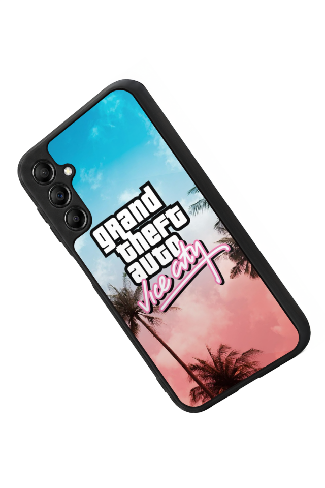 Samsung Galaxy A14 Uyumlu GTA Tasarımlı Glossy Premium Kılıf