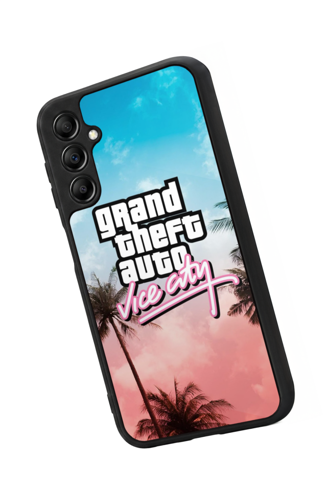 Samsung Galaxy A14 Uyumlu GTA Tasarımlı Glossy Premium Kılıf