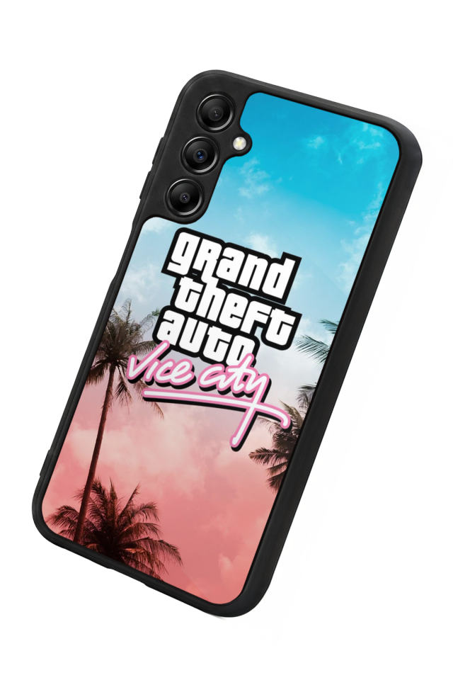 Samsung Galaxy A14 Uyumlu GTA Tasarımlı Glossy Premium Kılıf