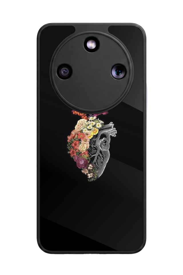 Honor Magic 8 Lite Uyumlu Kalp Love Tasarımlı Glossy Premium Kılıf