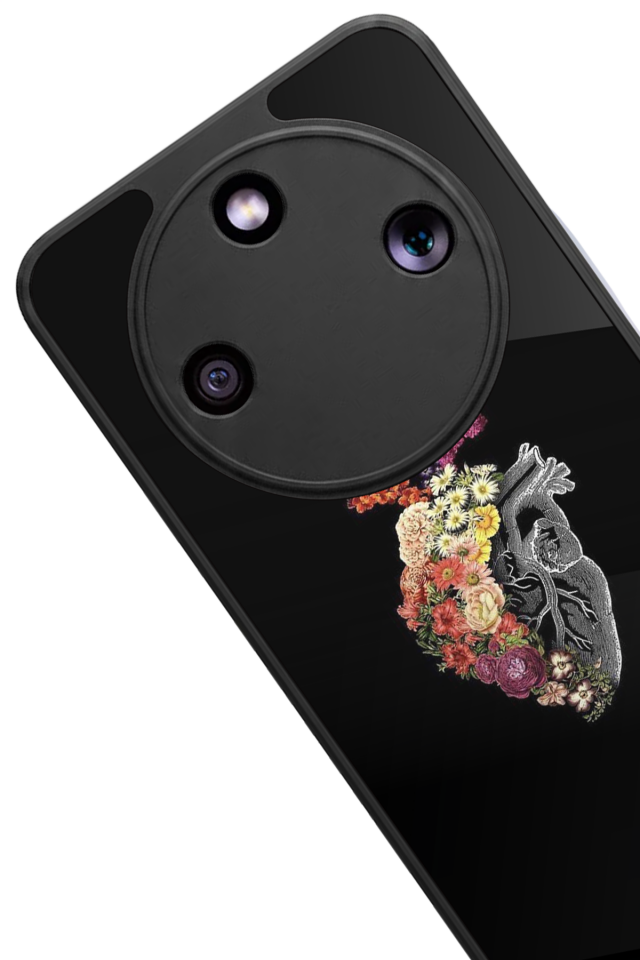 Honor Magic 8 Lite Uyumlu Kalp Love Tasarımlı Glossy Premium Kılıf