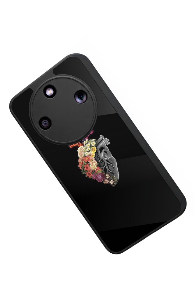 Honor Magic 8 Lite Uyumlu Kalp Love Tasarımlı Glossy Premium Kılıf