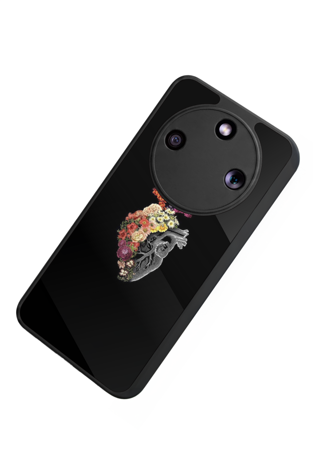 Honor Magic 8 Lite Uyumlu Kalp Love Tasarımlı Glossy Premium Kılıf