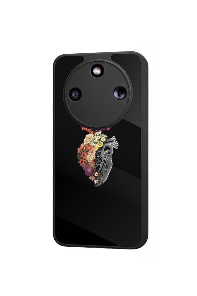 Honor Magic 8 Lite Uyumlu Kalp Love Tasarımlı Glossy Premium Kılıf