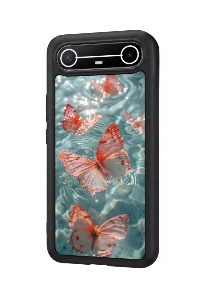 Tecno Spark Slim 5G Uyumlu Kelebek Tasarımlı Glossy Premium Kılıf