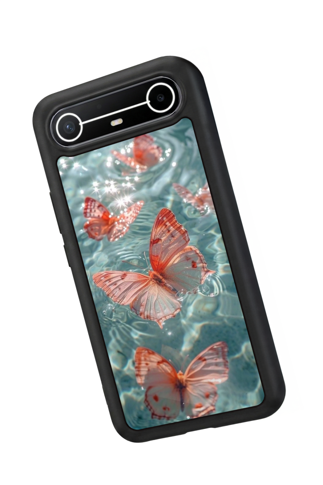 Tecno Spark Slim 5G Uyumlu Kelebek Tasarımlı Glossy Premium Kılıf