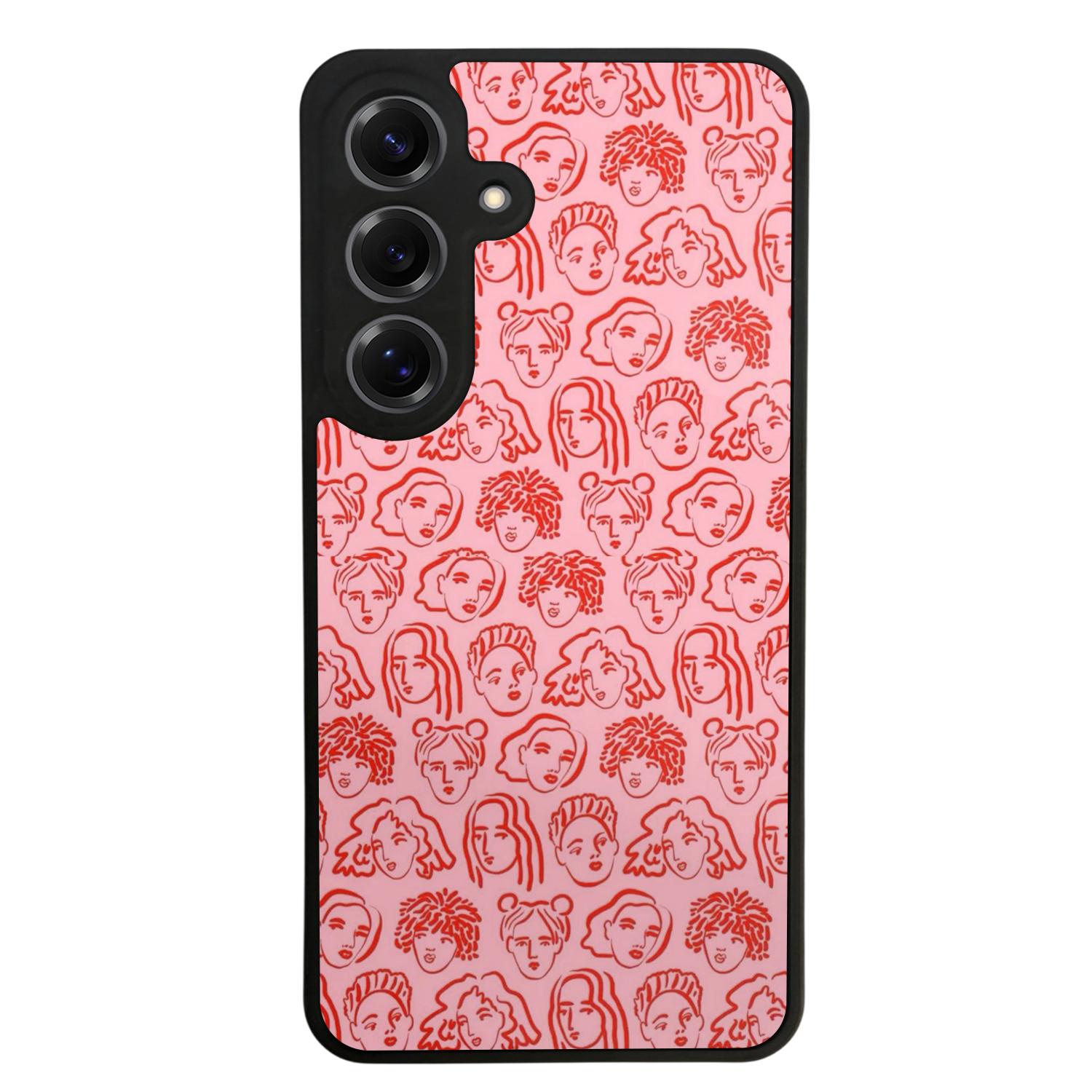 Samsung Galaxy S25 Uyumlu Line Art Tasarımlı Glossy Premium Kılıf