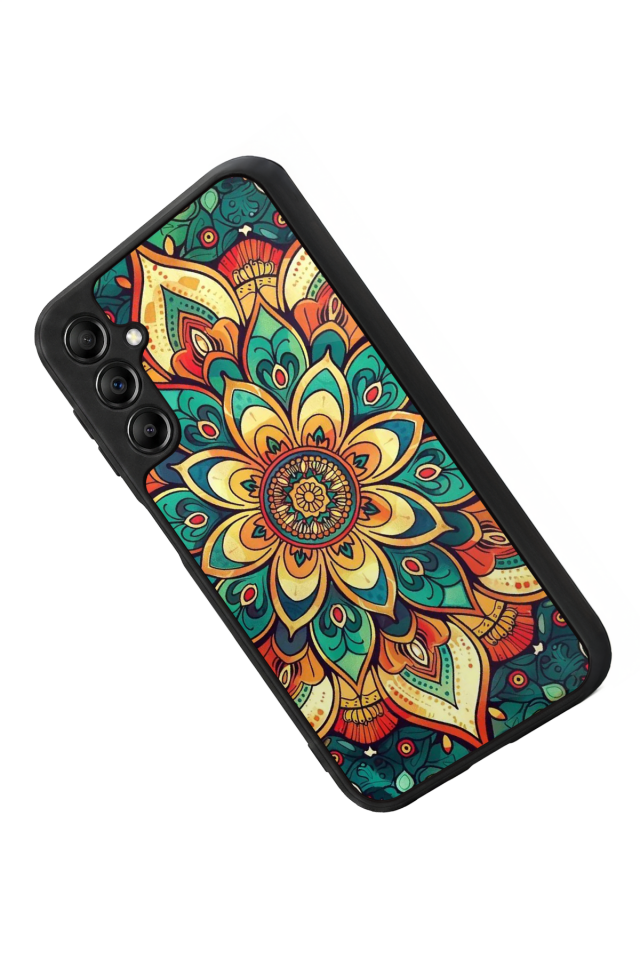 Samsung Galaxy A14 Uyumlu Mandala Tasarımlı Glossy Premium Kılıf