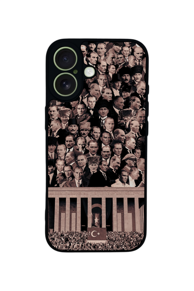 iPhone 17 Uyumlu Mustafa Kemal Ataturk Tasarımlı Glossy Premium Kılıf